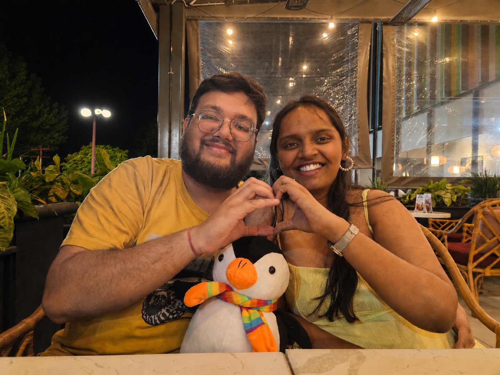 Ayushi and Kartikay together
