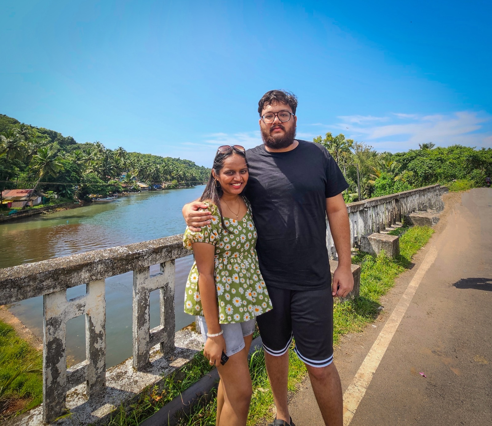 Ayushi and Kartikay celebrating together